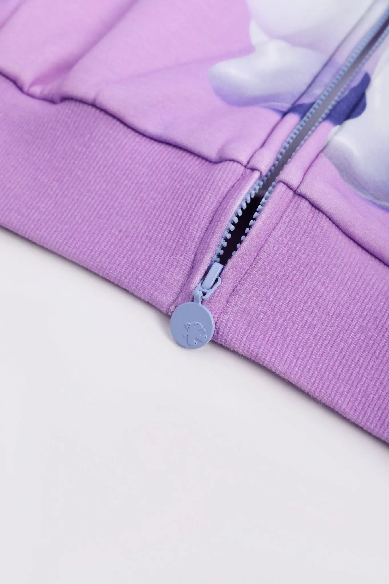 Poco Blush Mousse Snowman & Candy Bunny Ombre Fleece Hoodie Jacket