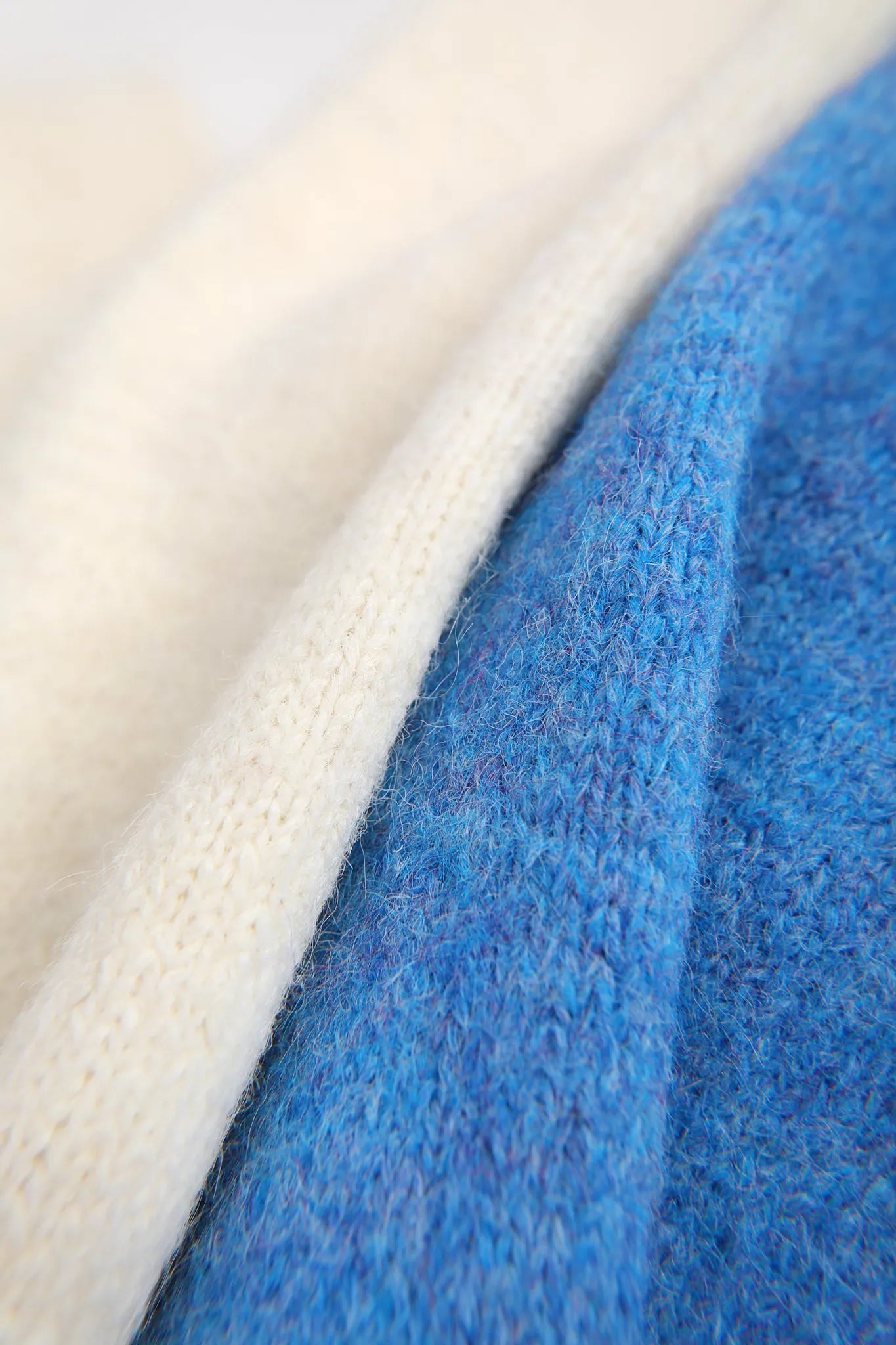 Poco Blush Twisted Bread Dog Alpaca-Feel Knit Sweater