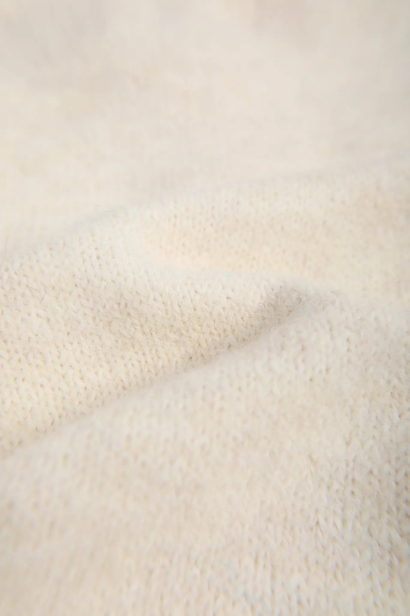 Poco Blush Twisted Bread Dog Alpaca-Feel Knit Sweater