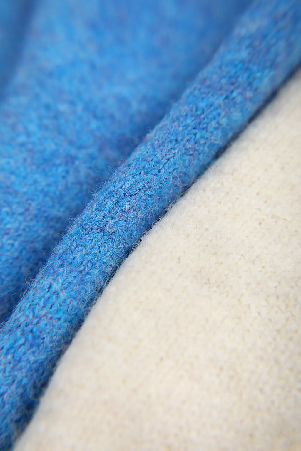 Poco Blush Twisted Bread Dog Alpaca-Feel Knit Vest