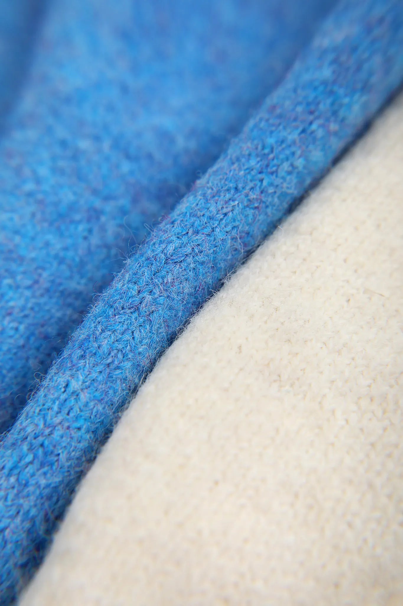 Poco Blush Twisted Bread Dog Alpaca-Feel Knit Skirt