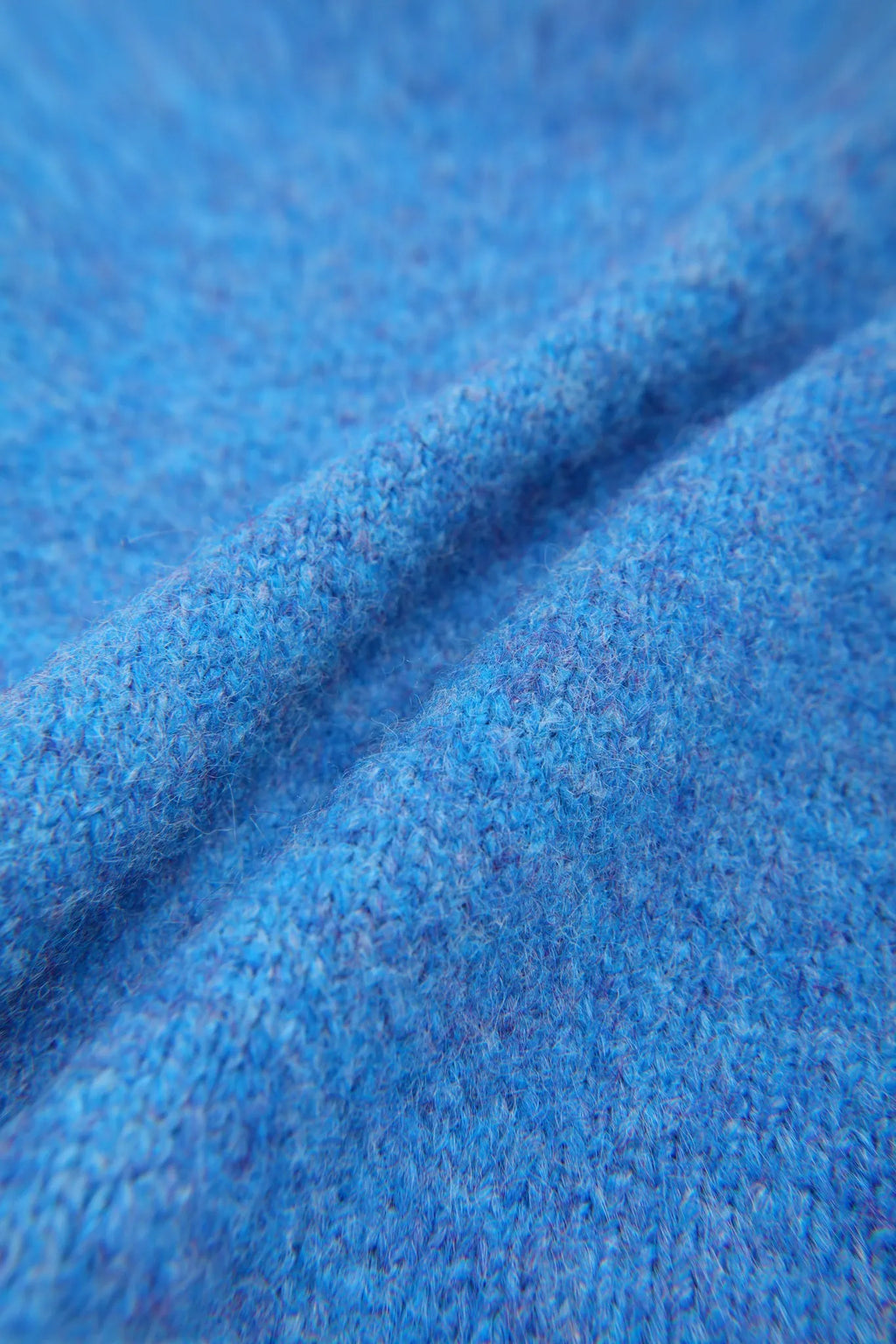 Poco Blush Twisted Bread Dog Alpaca-Feel Knit Skirt