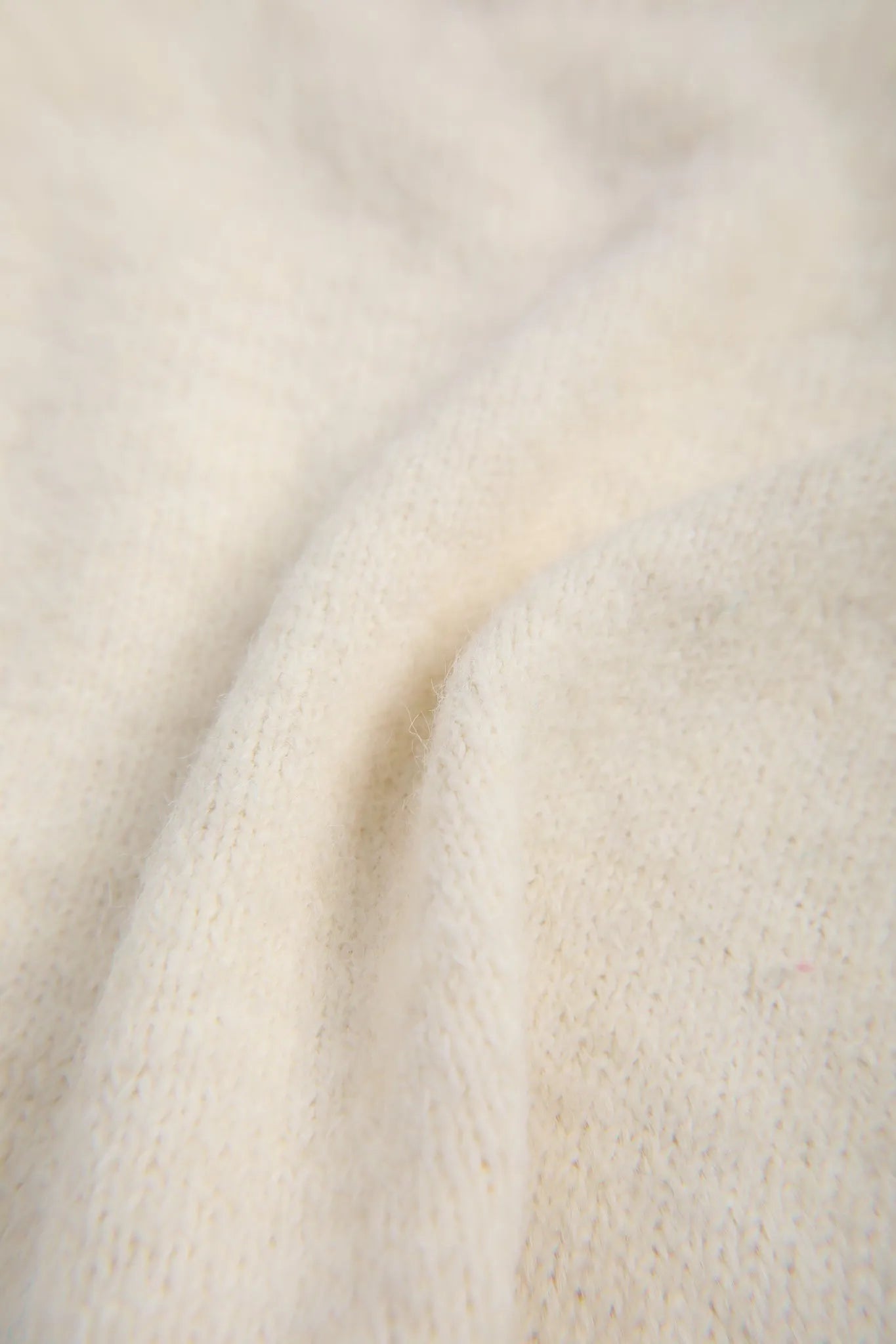 Poco Blush Twisted Bread Dog Alpaca-Feel Knit Skirt