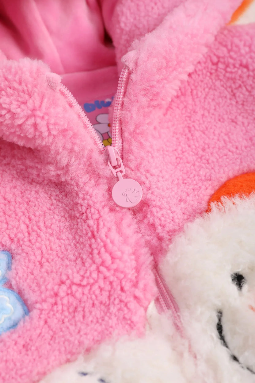 Snowman Wobbler & Star Bunny Sherpa Coat by Poco Blush, image 14