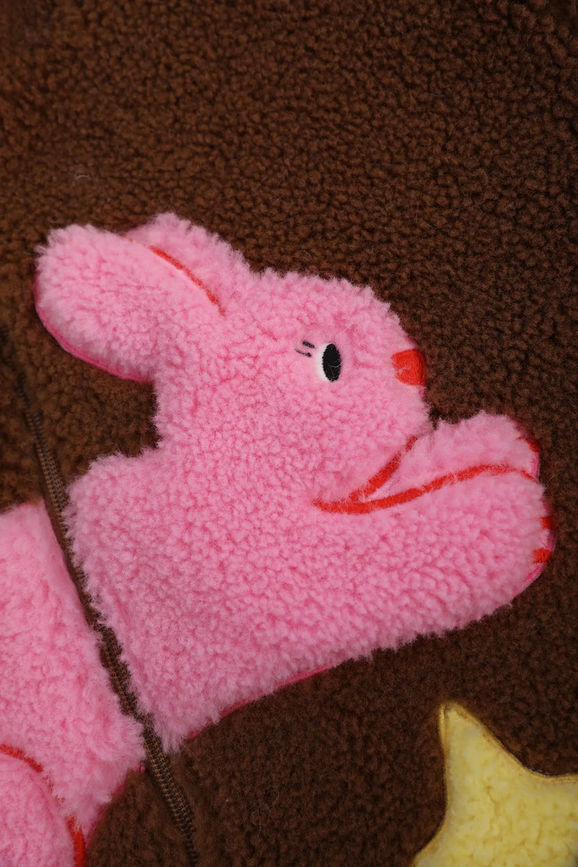 Snowman Wobbler & Star Bunny Sherpa Coat by Poco Blush, image 15