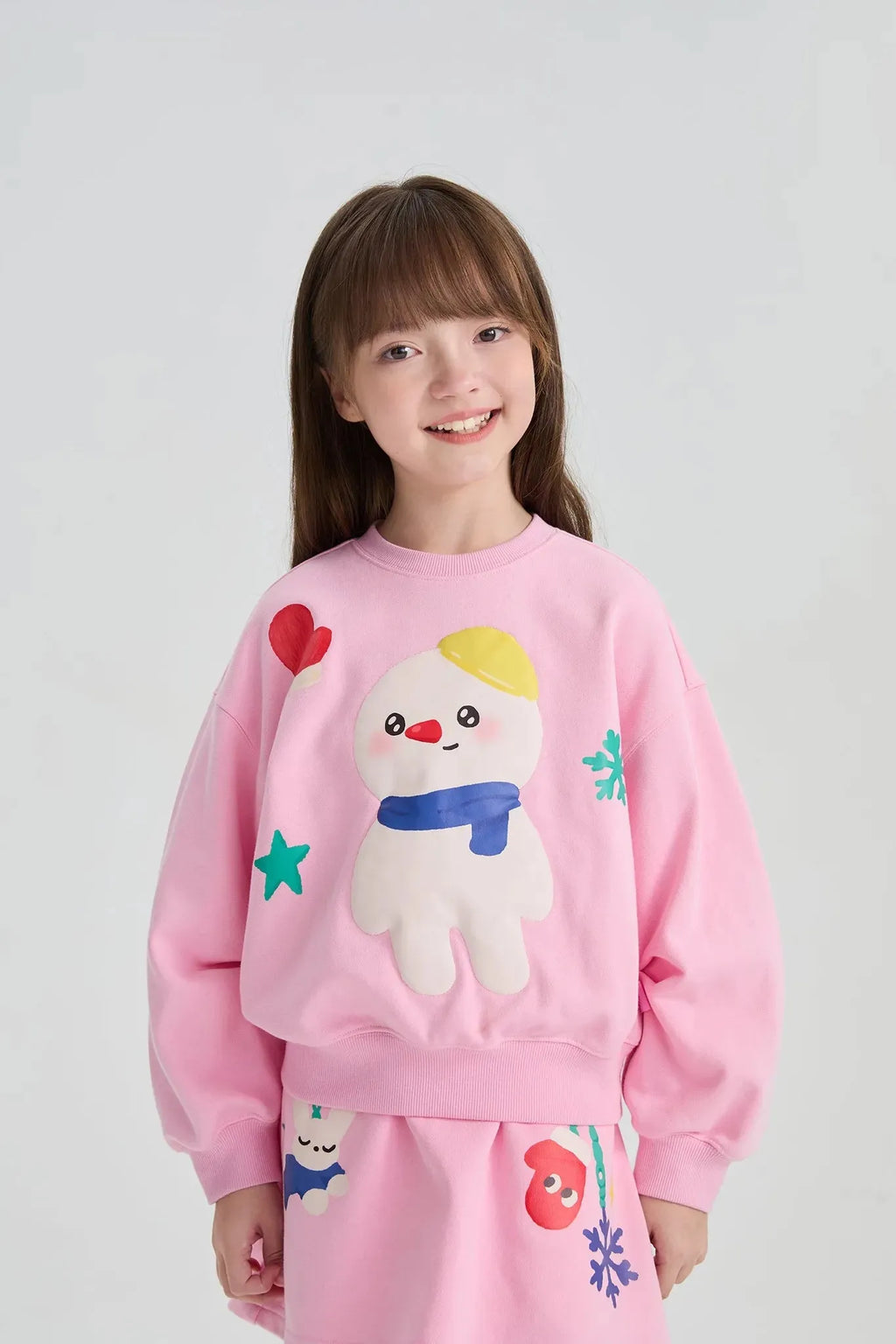 Poco Blush Snow Child Soft Plush Sweatshirt