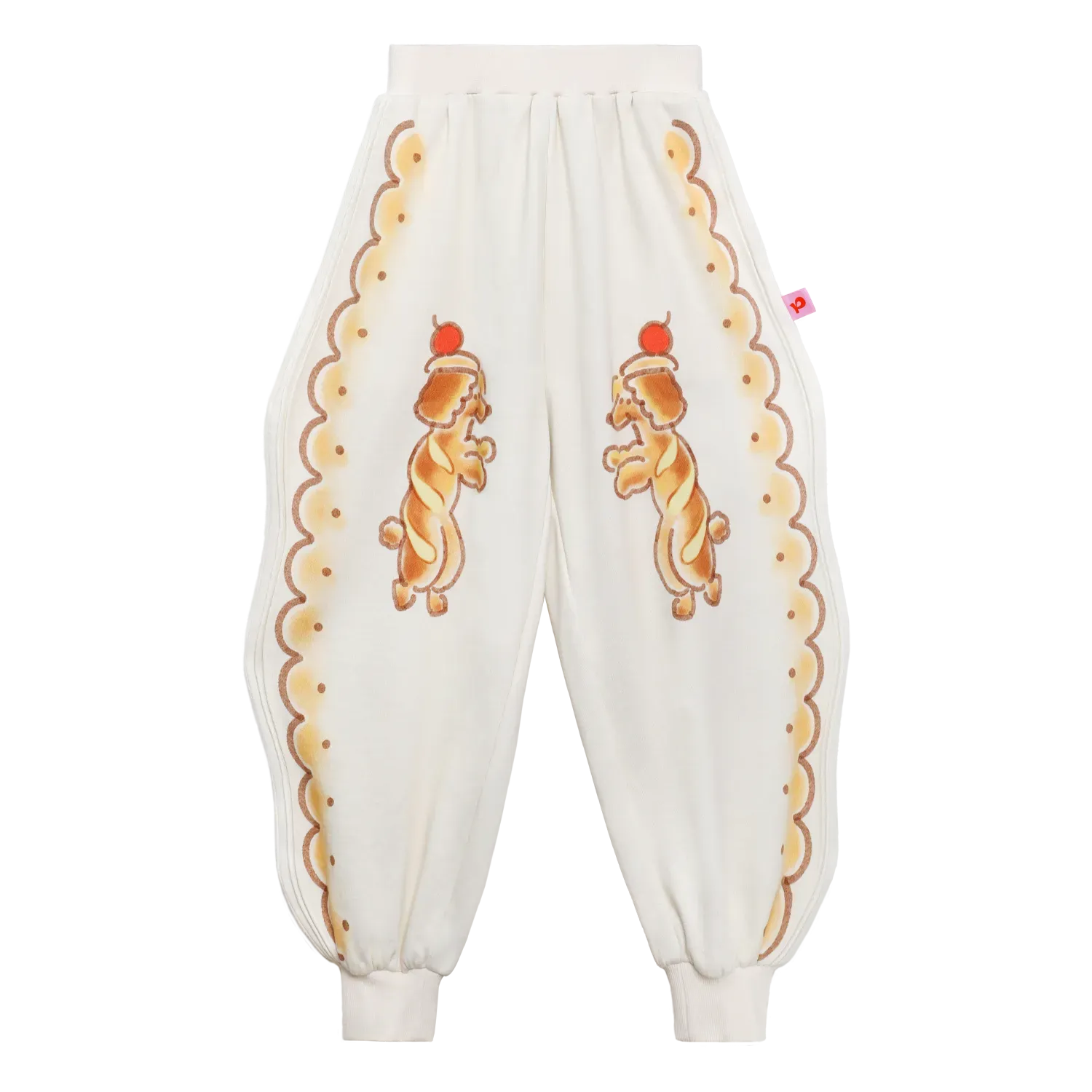 Poco Blush Bread Puppy Print Sweatpants