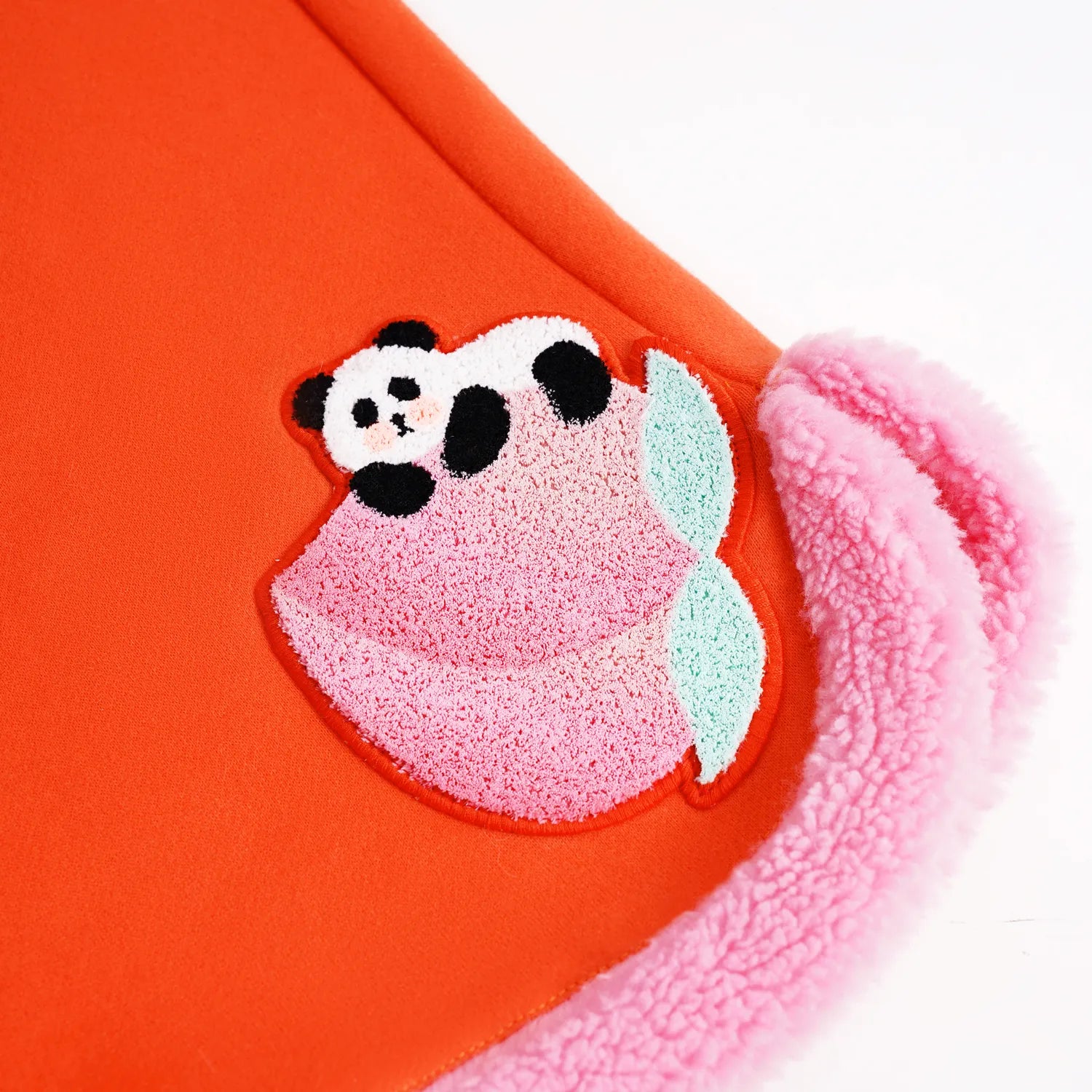 Poco Blush Girls Flared Warm-Fleece Pants – Peach Glow