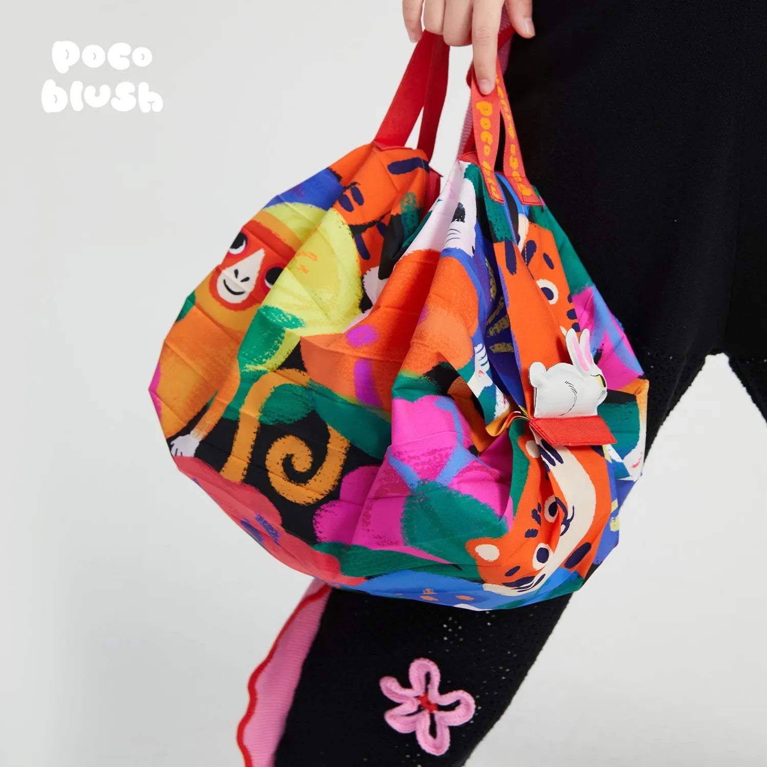 Poco Blush Rabbit-Forest Lantern Bag