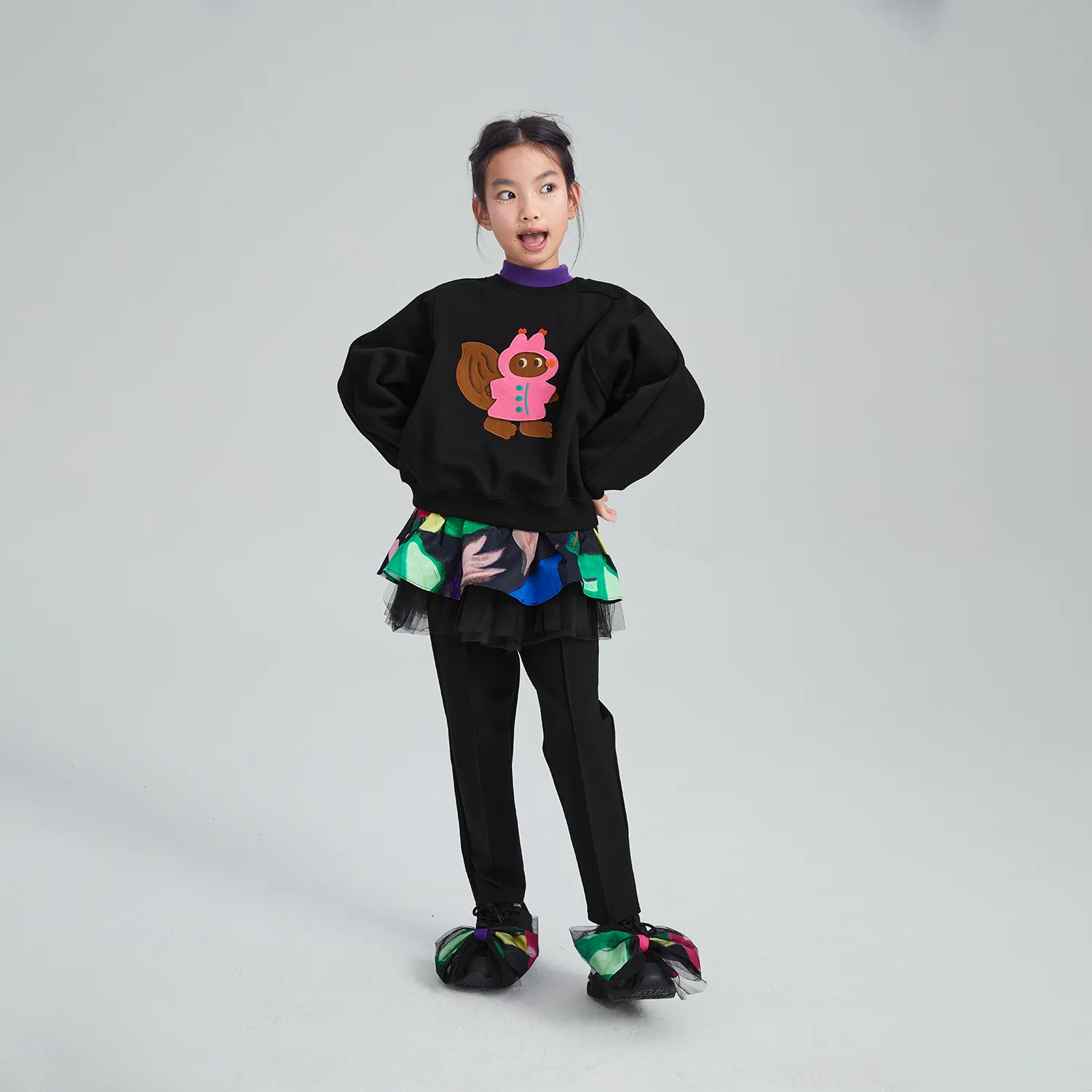 Poco Blush Squirrel Warrior Mesh Pants