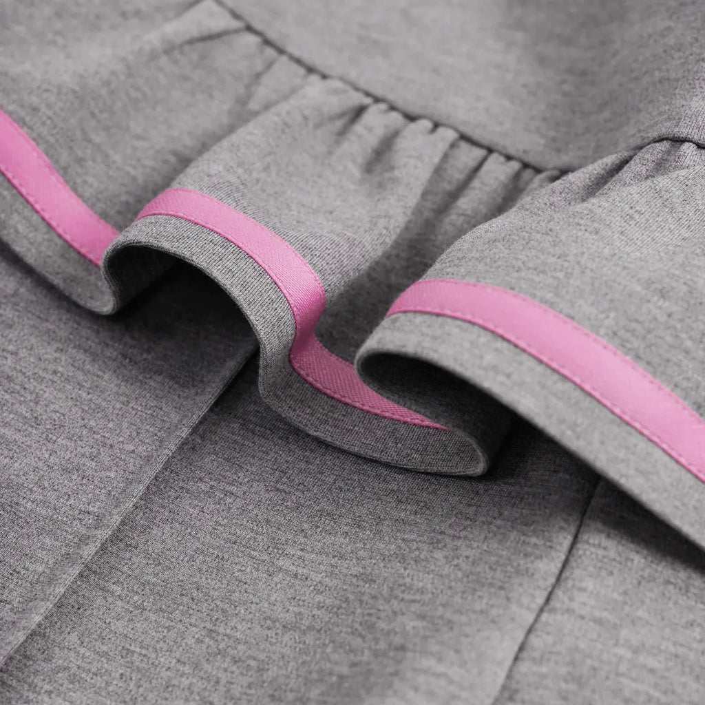 Poco Blush Ballet Flare Pants with Skirt Hem