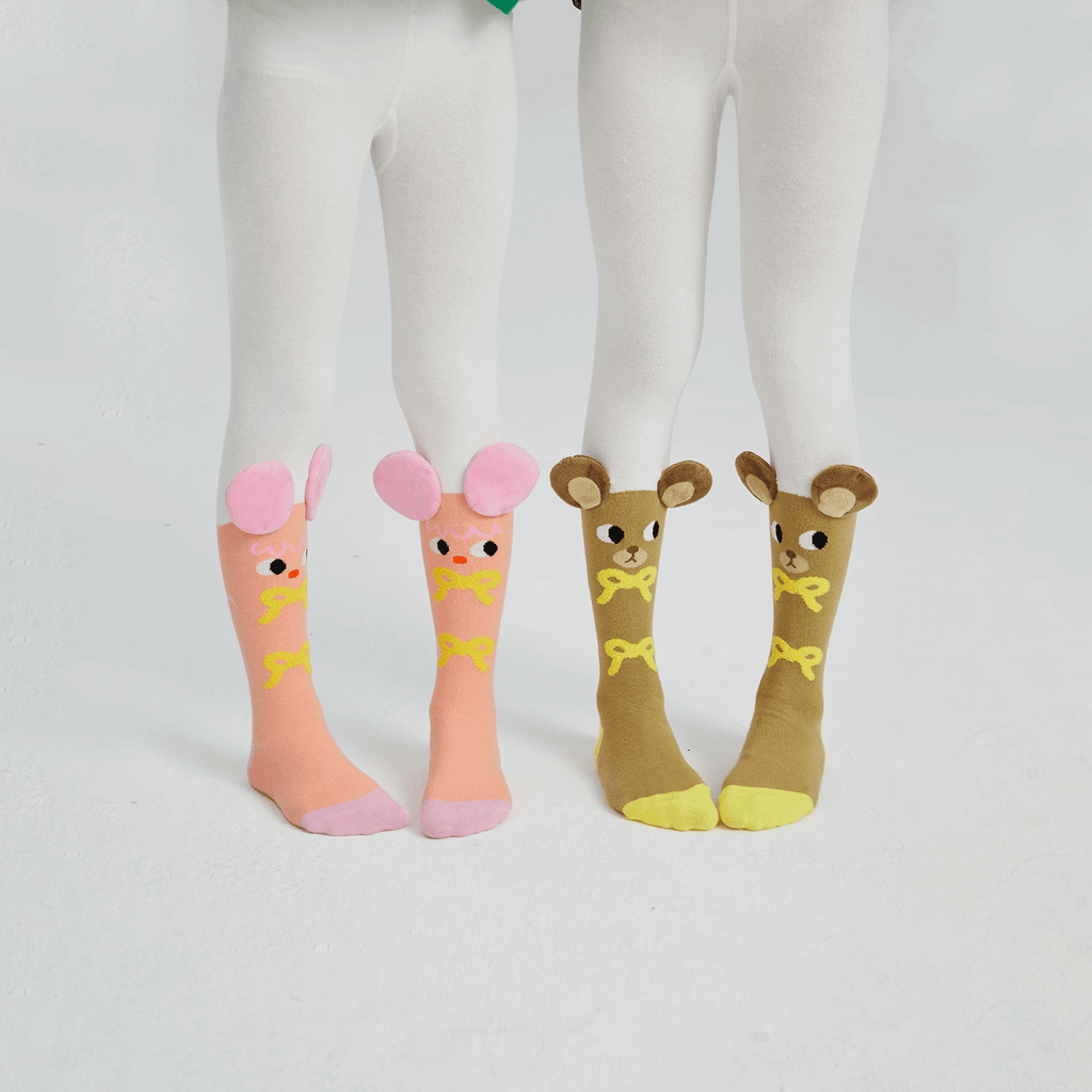 Poco Blush Plush Toy Knit Tights
