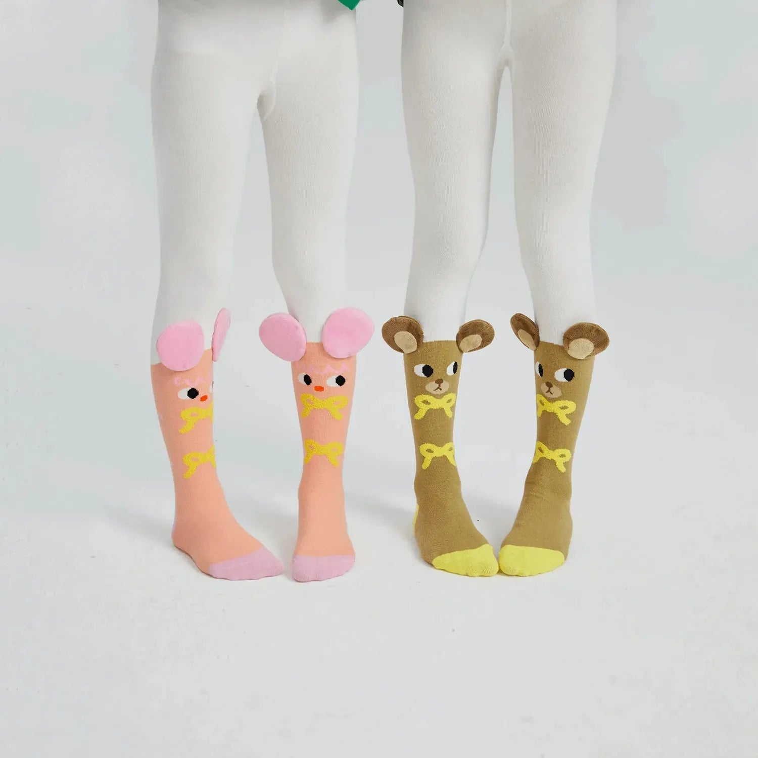 Poco Blush Plush Toy Knit Tights