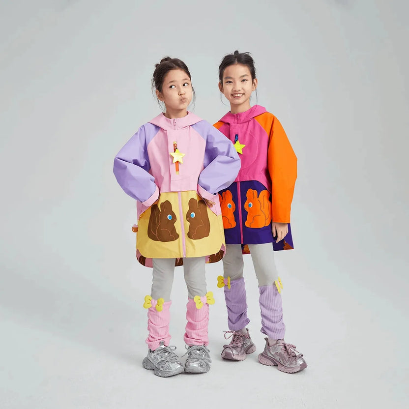 Squirrel Warrior Reversible Shell Jacket by Poco Blush, image 4