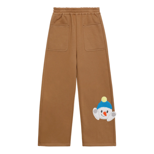 Bunny & Snowman Fleece Joggers by Poco Blush