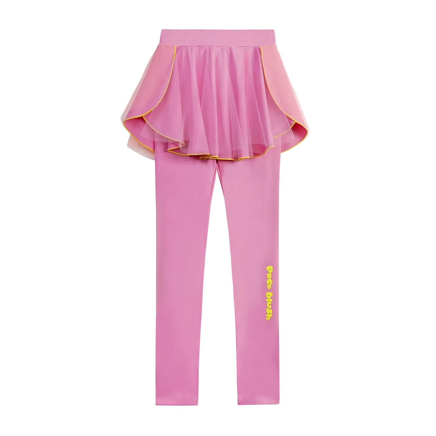 Poco Blush Petal Mesh Yoga Skort