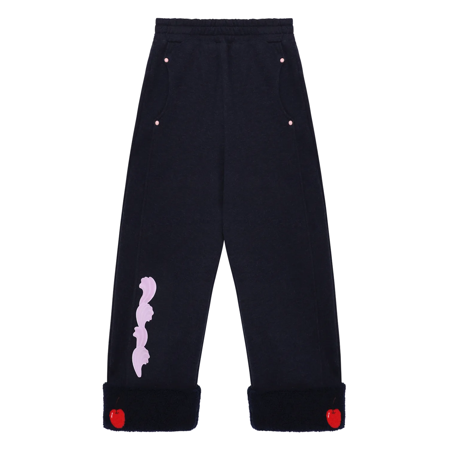 Poco Blush Cherry & Cream Fleece Joggers