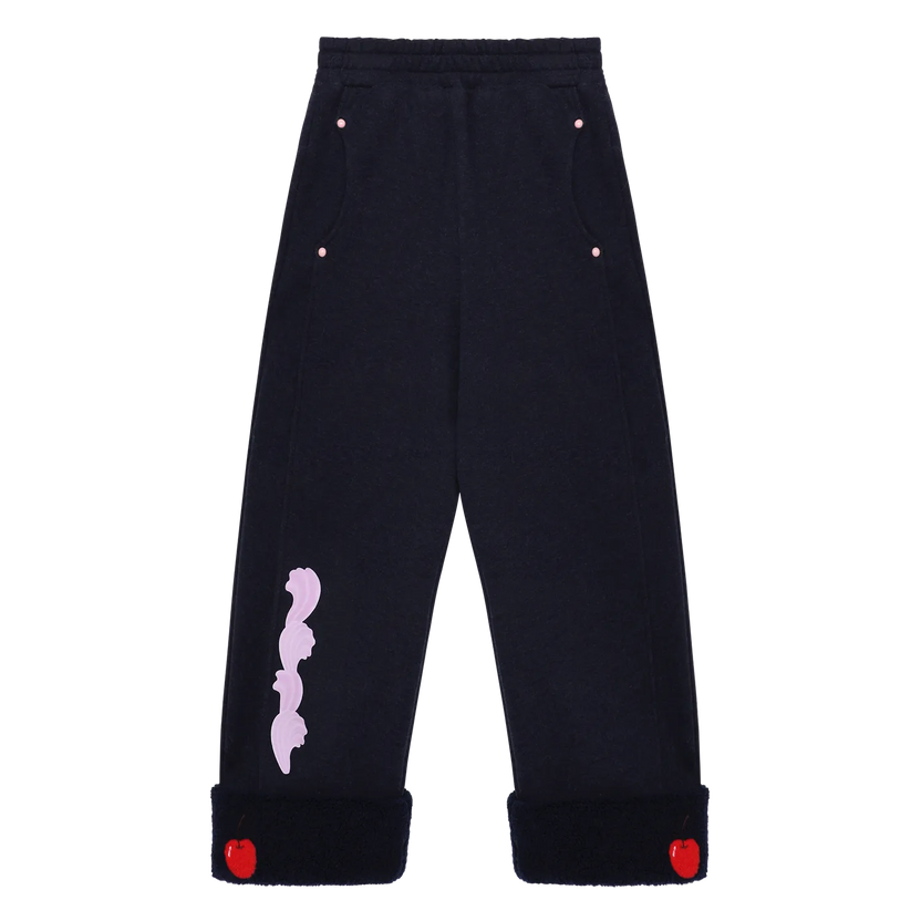 Cherry & Cream Fleece Joggers by Poco Blush
