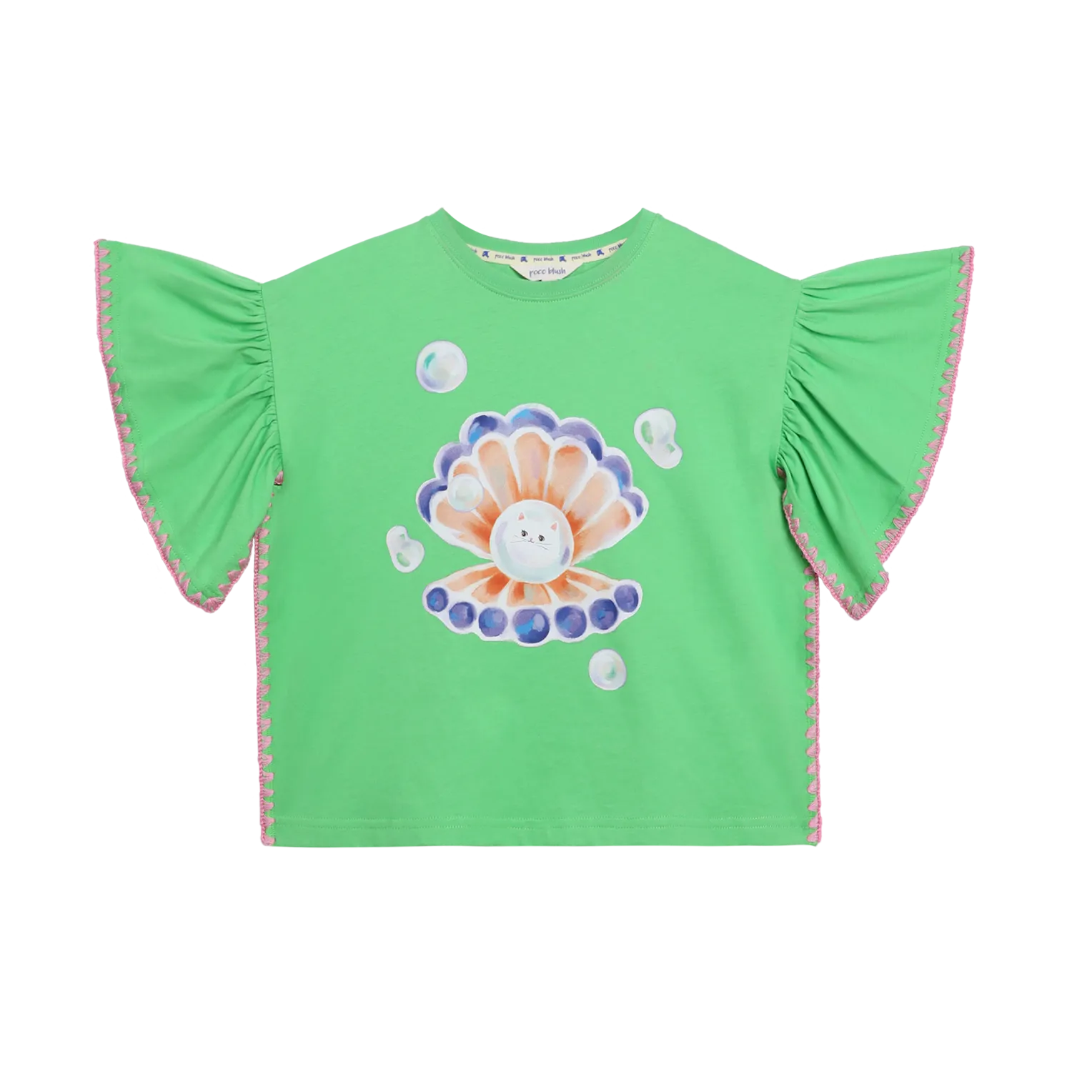 Poco Blush Pearl Cat Shell Adventure Tee