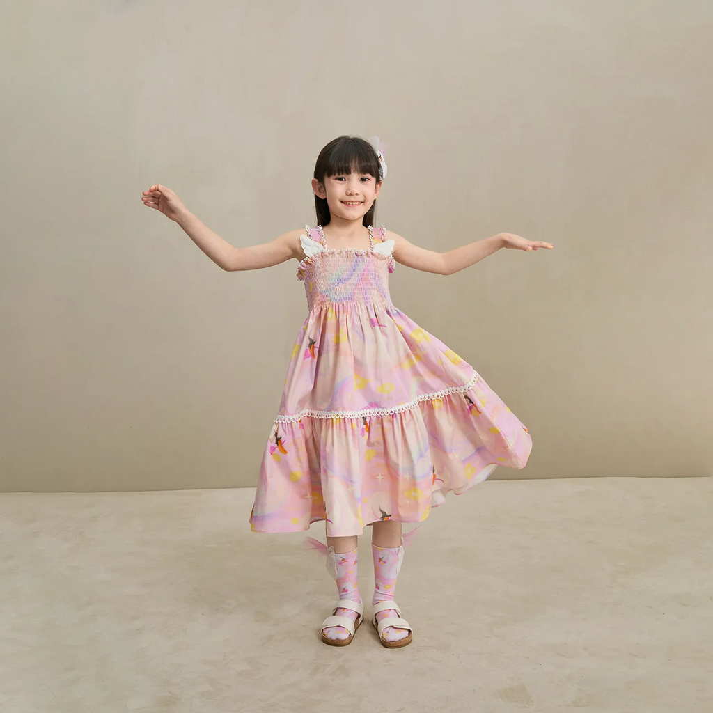 Poco Blush Dreamy Swan Lake Art Dress