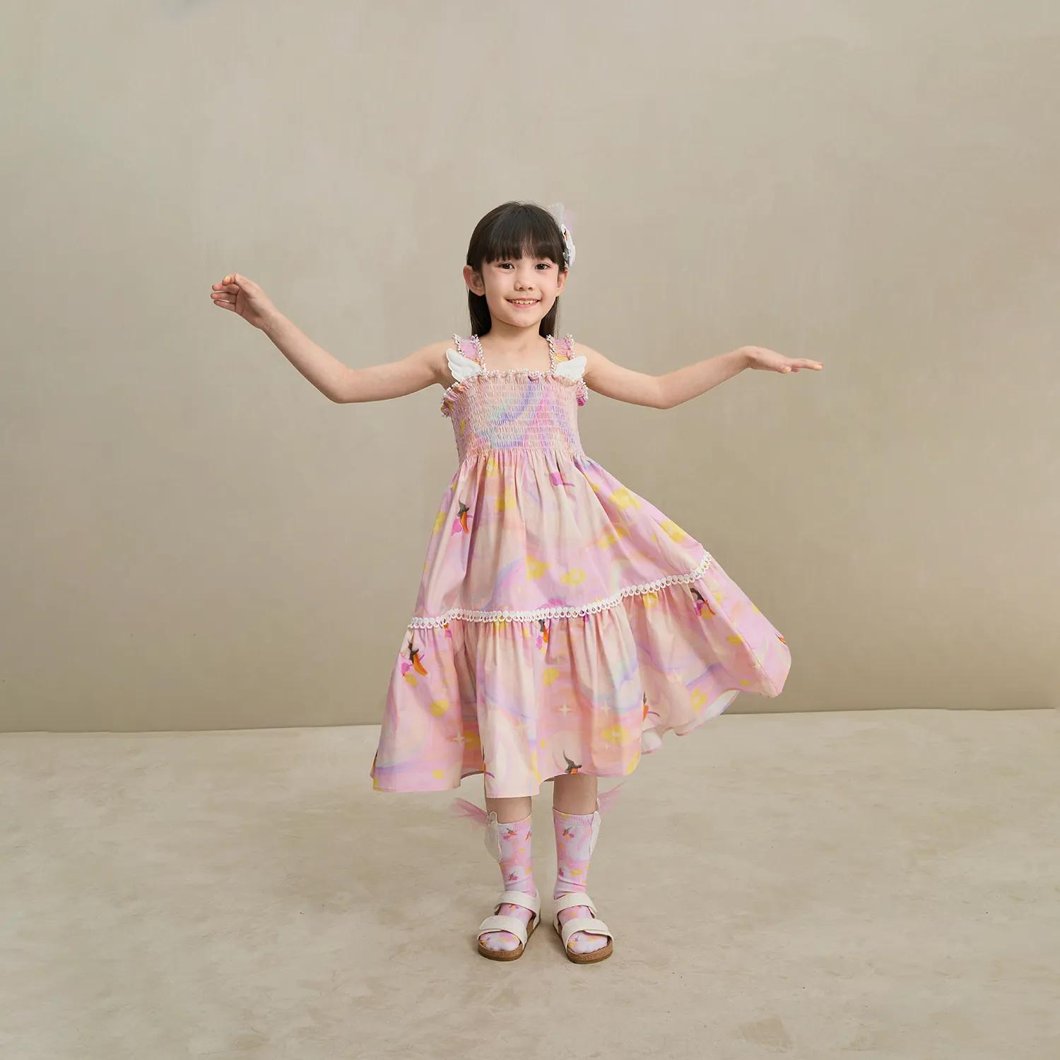 Poco Blush Dreamy Swan Lake Art Dress