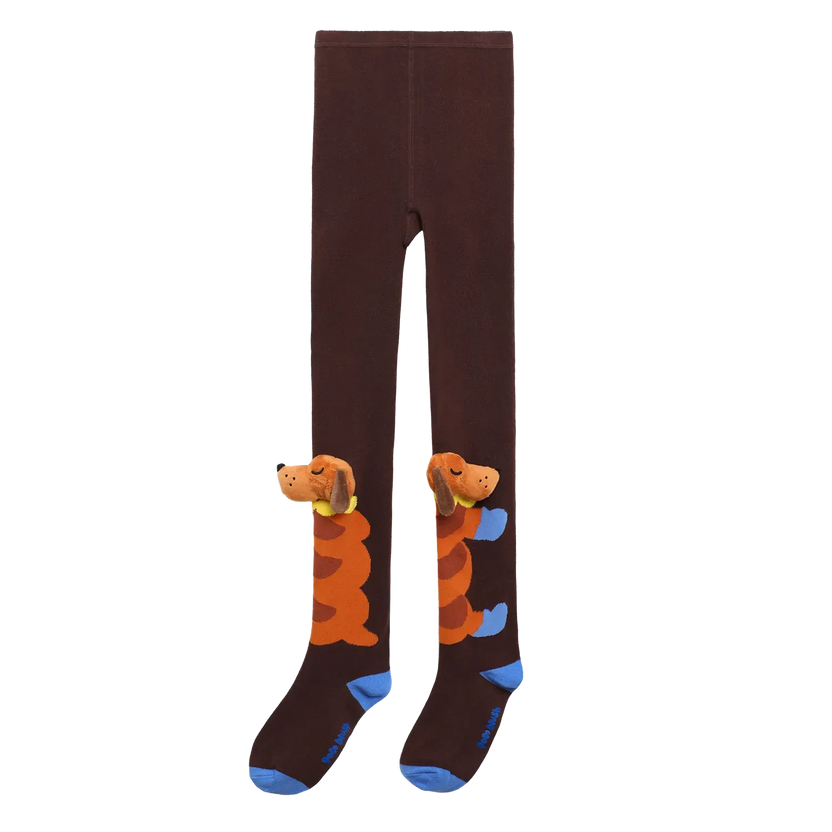 Bread Puppy Knit Tights by Poco Blush