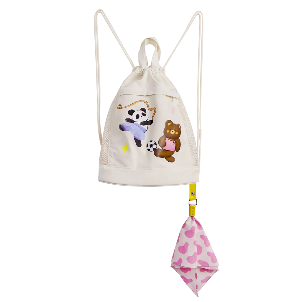 Poco Blush Panda & Bear Backpack