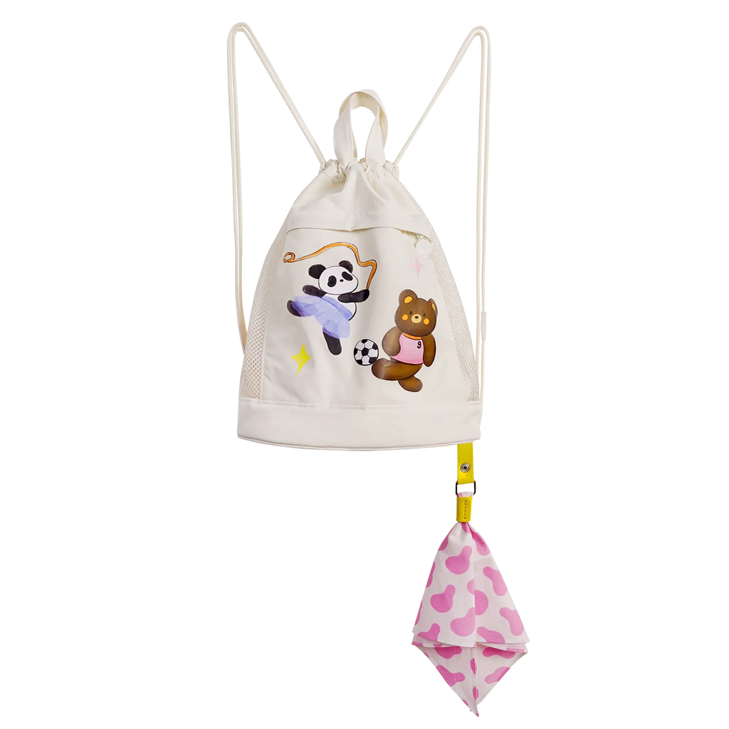Poco Blush Panda & Bear Backpack