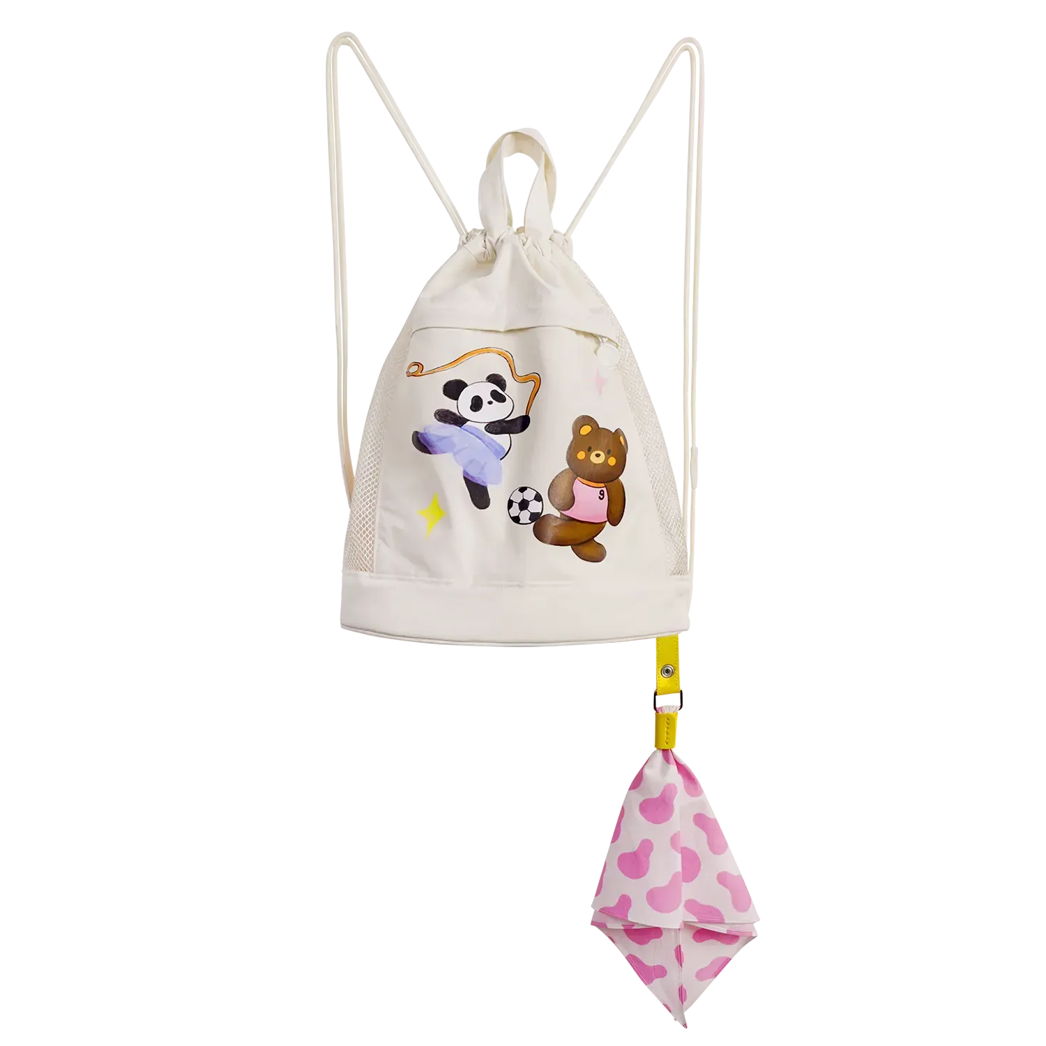 Poco Blush Panda & Bear Backpack