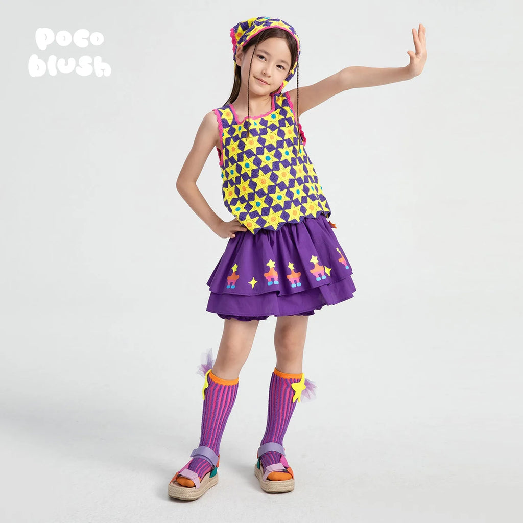 Poco Blush Starlight Hand-Crochet Tank