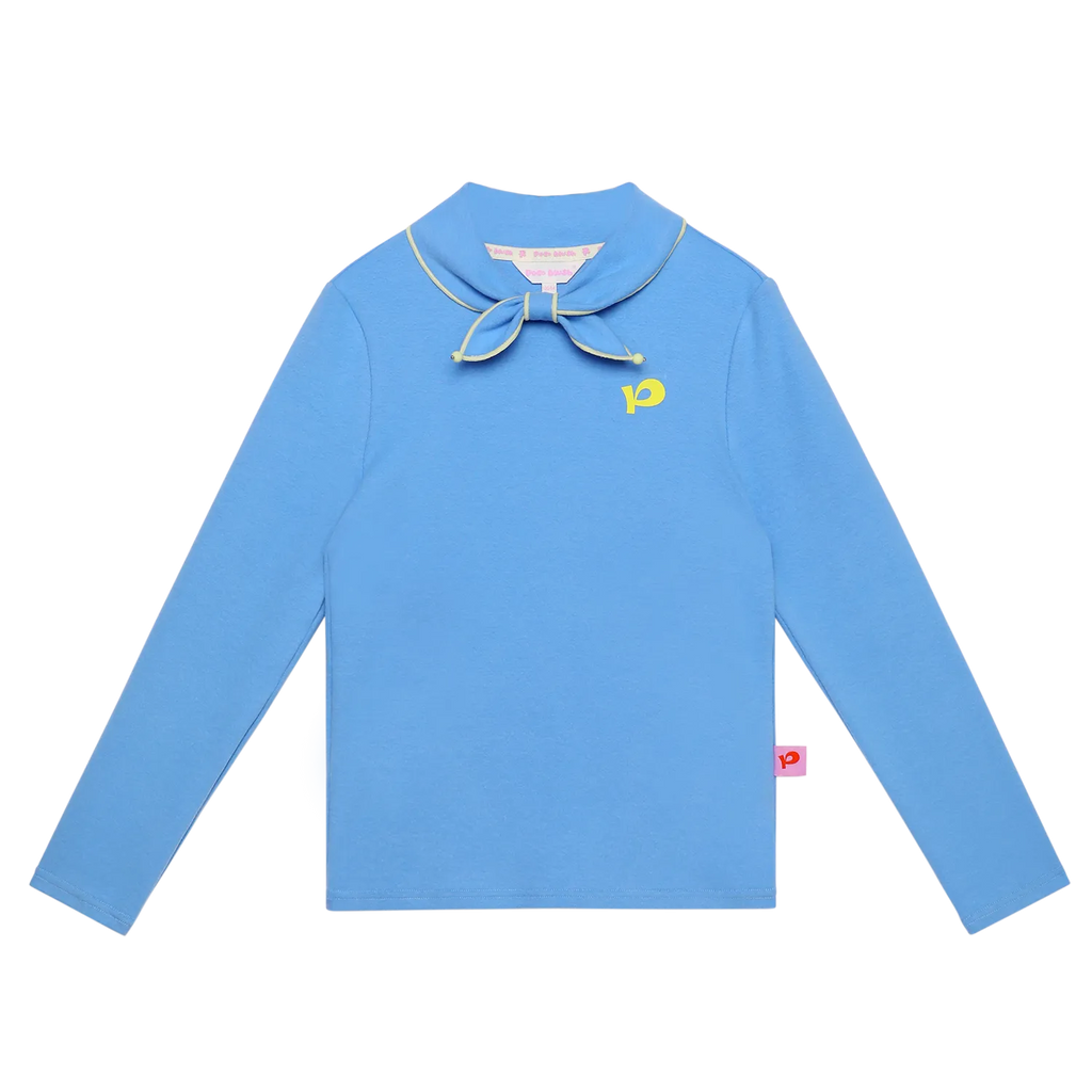 Poco Blush Little Butterfly Gift Fleece Base Layer Top Blue