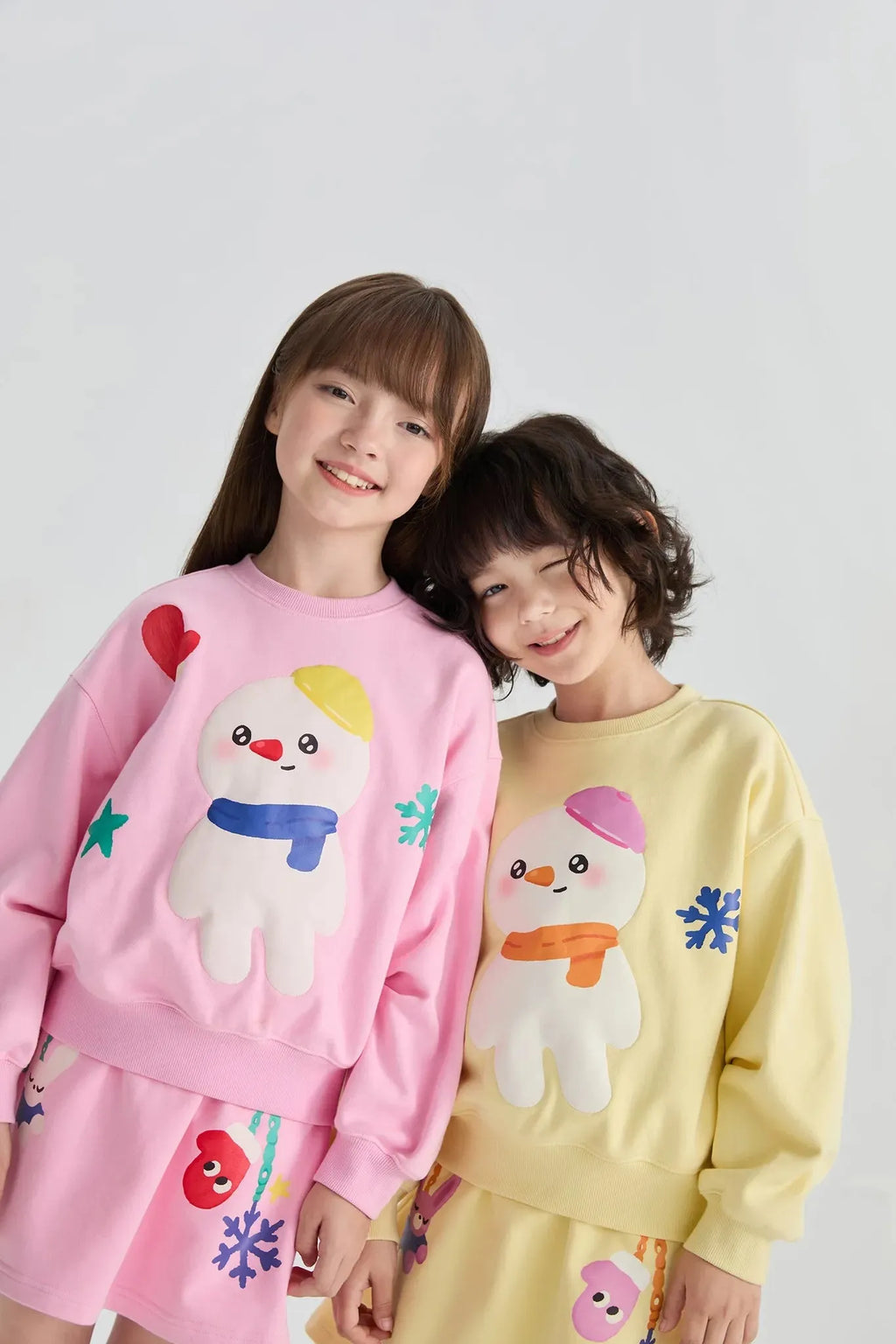 Poco Blush Snow Child Soft Plush Sweatshirt