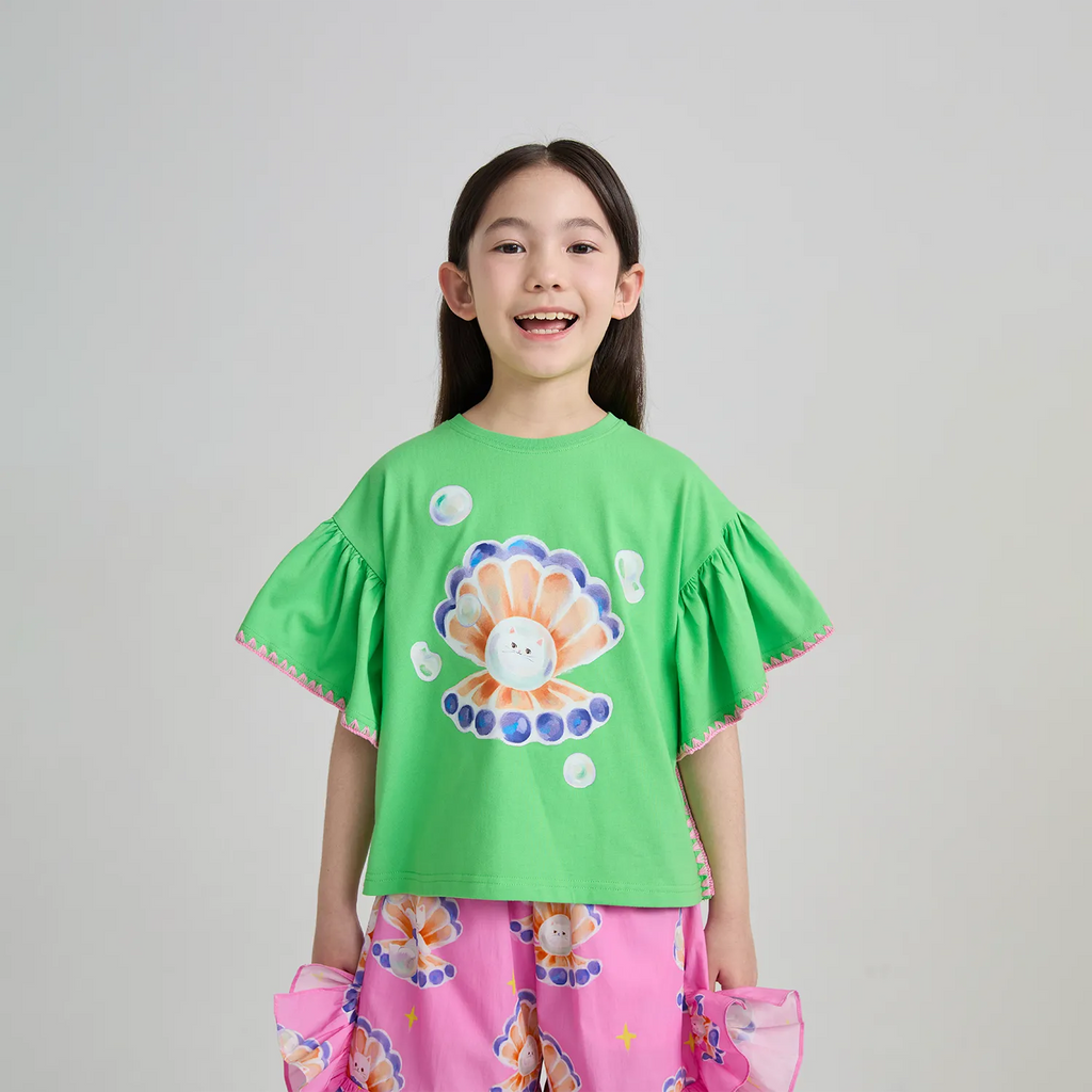 Poco Blush Pearl Cat Shell Adventure Tee
