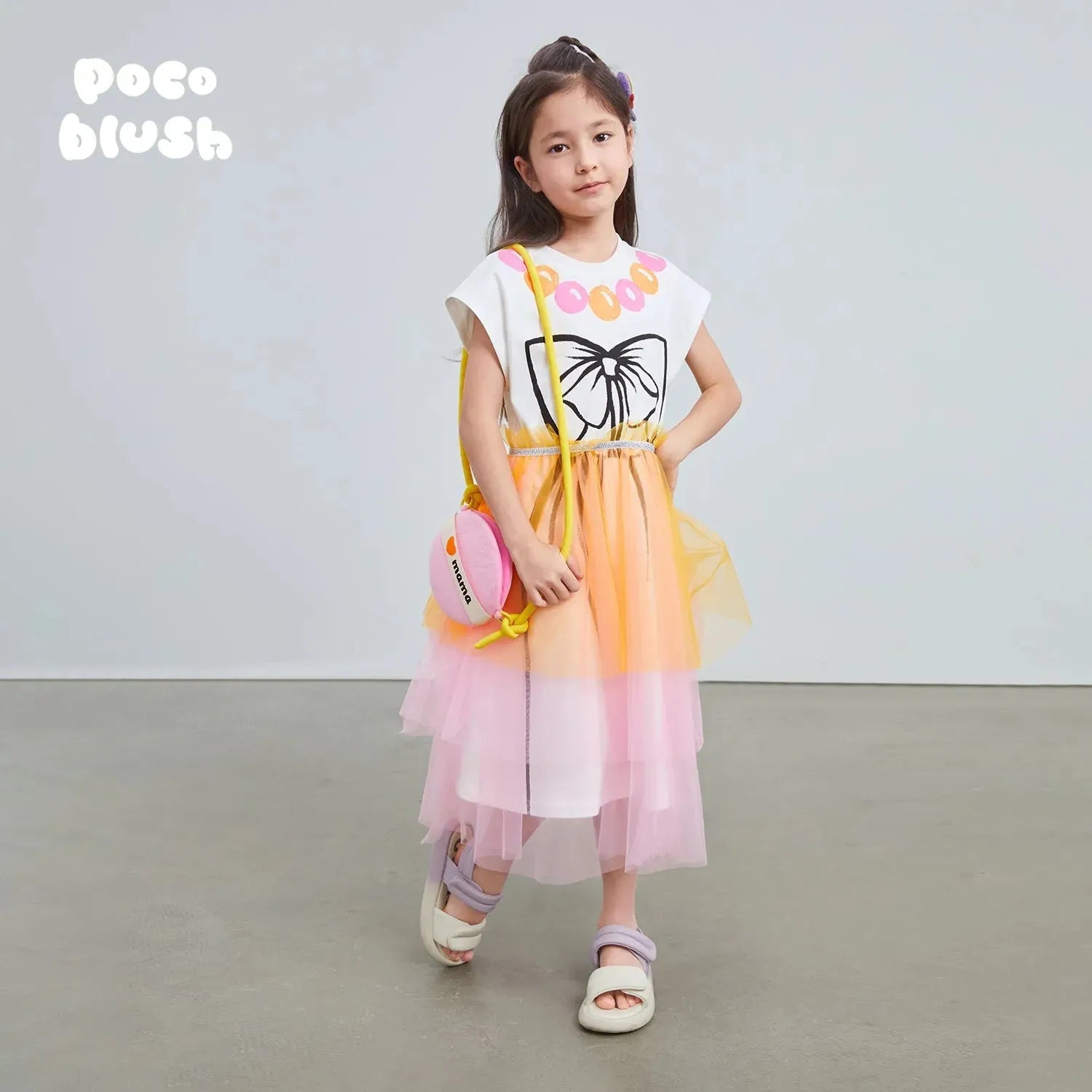 Poco Blush Love-Mama Illusion Necklace Dress