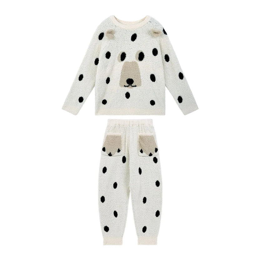 Polar Bear Plush Fleece Loungewear Set by Poco Blush