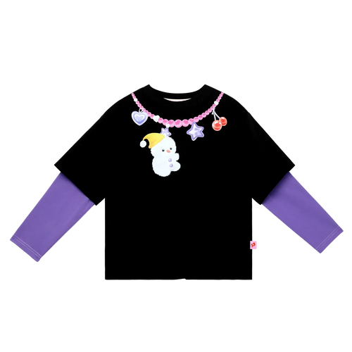 Bunny Swing Long-Sleeve Tee by Poco Blush, image 2