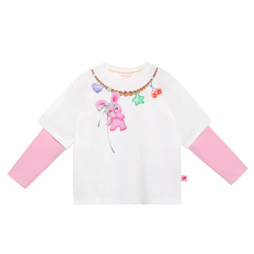 Bunny Swing Long-Sleeve Tee by Poco Blush