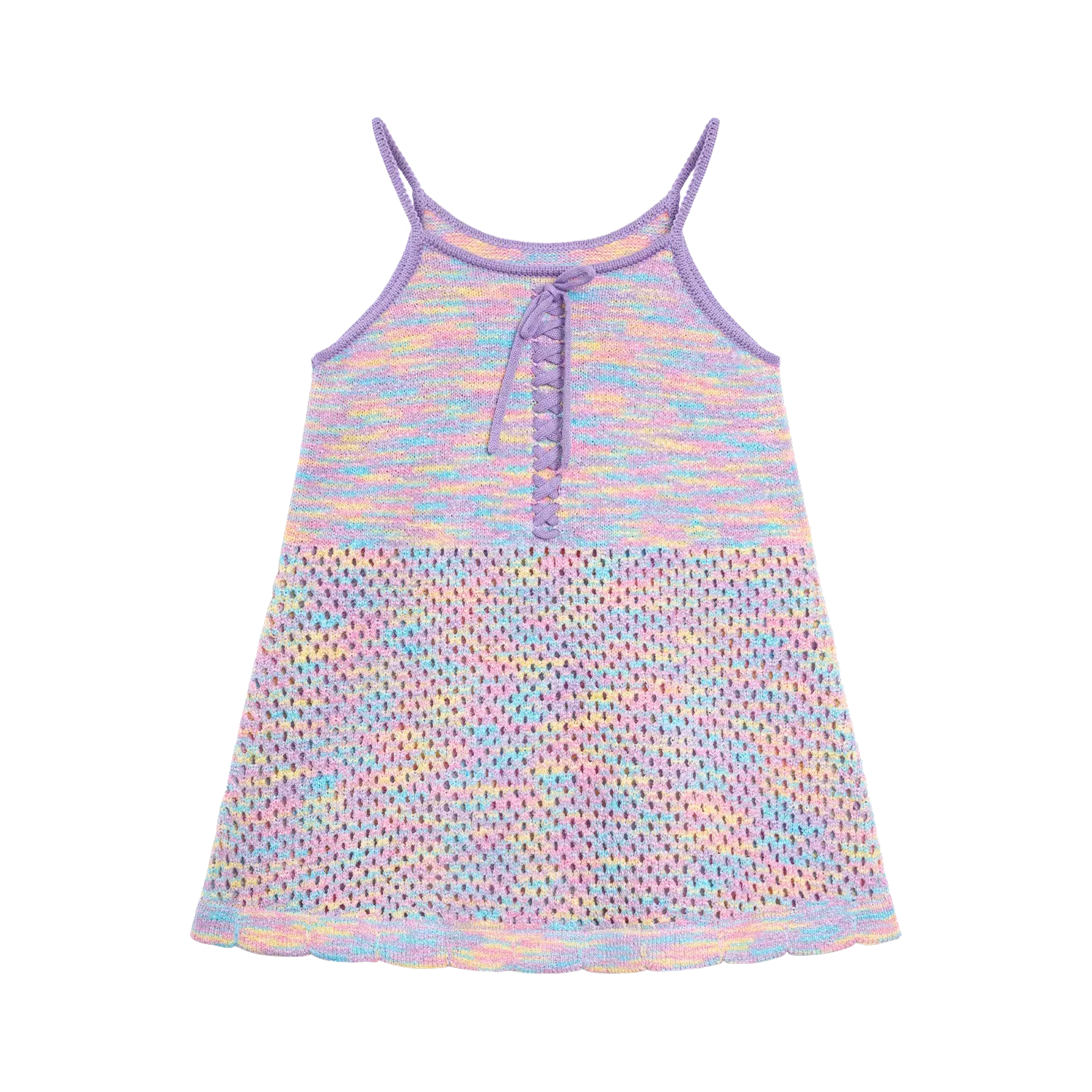 Poco Blush Mermaid Shell Knit Top