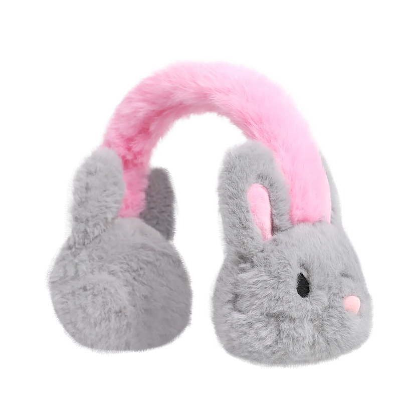 Bunny & Snowman Cozy Earmuffs by Poco Blush, image 2