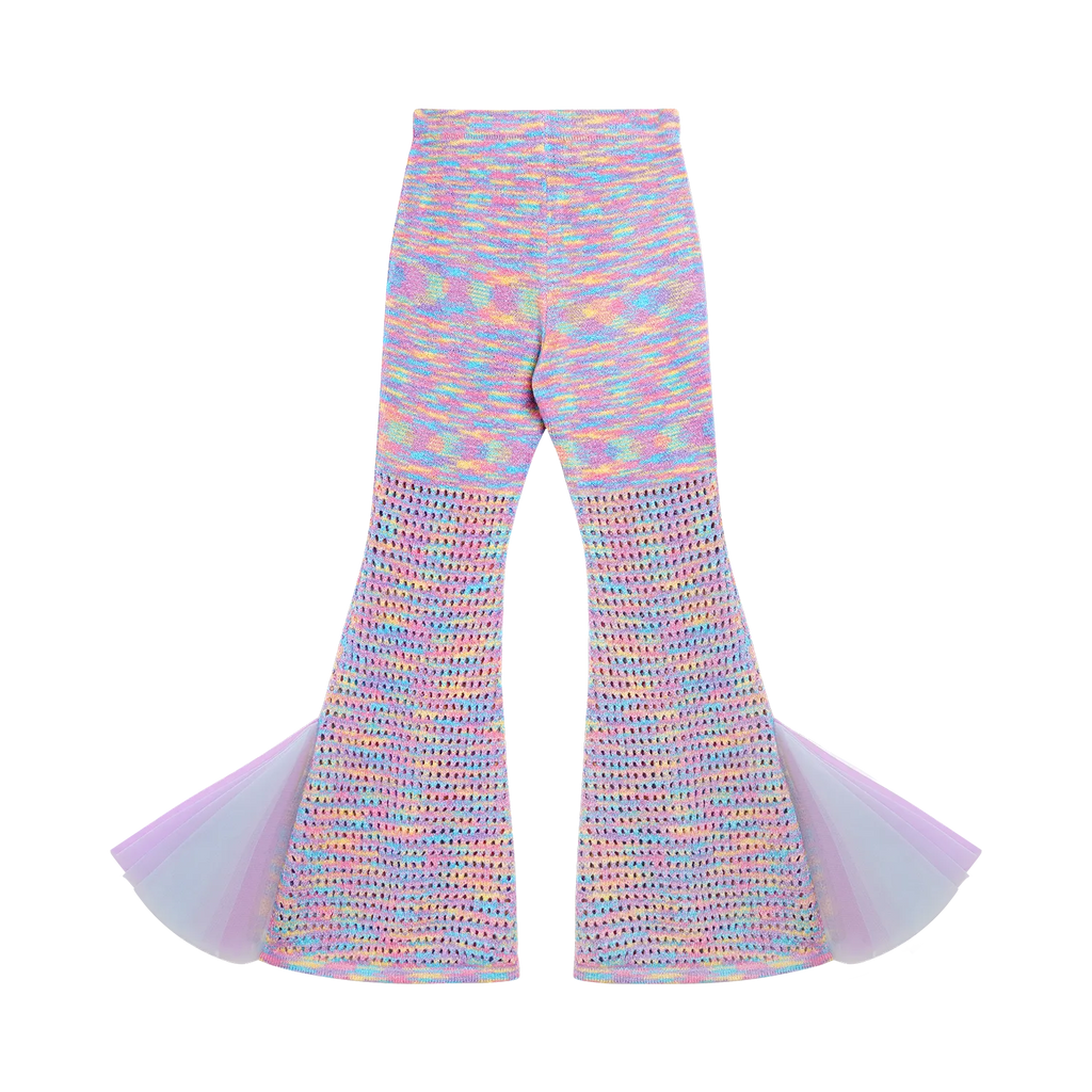 Poco Blush Mermaid Tail Knit Pants