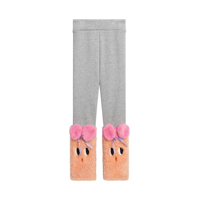 Plush Legwarmer Knit Leggings by Poco Blush