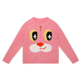 Jersey de punto jacquard con amigos en primer plano de Poco Blush