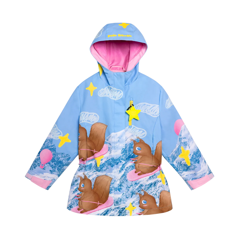 Snowy Squirrel 2-in-1 Ski Jacket by Poco Blush, image 3