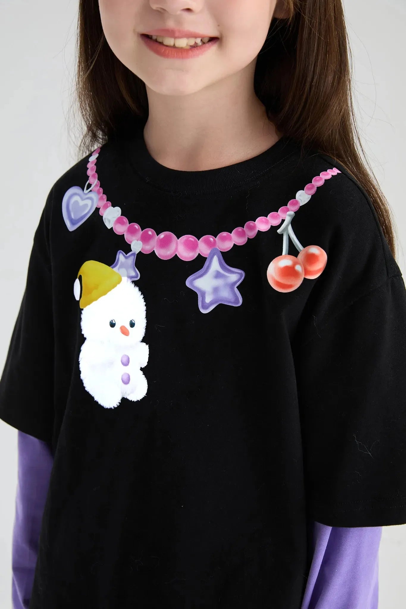 Poco Blush Bunny Swing Long-Sleeve Tee