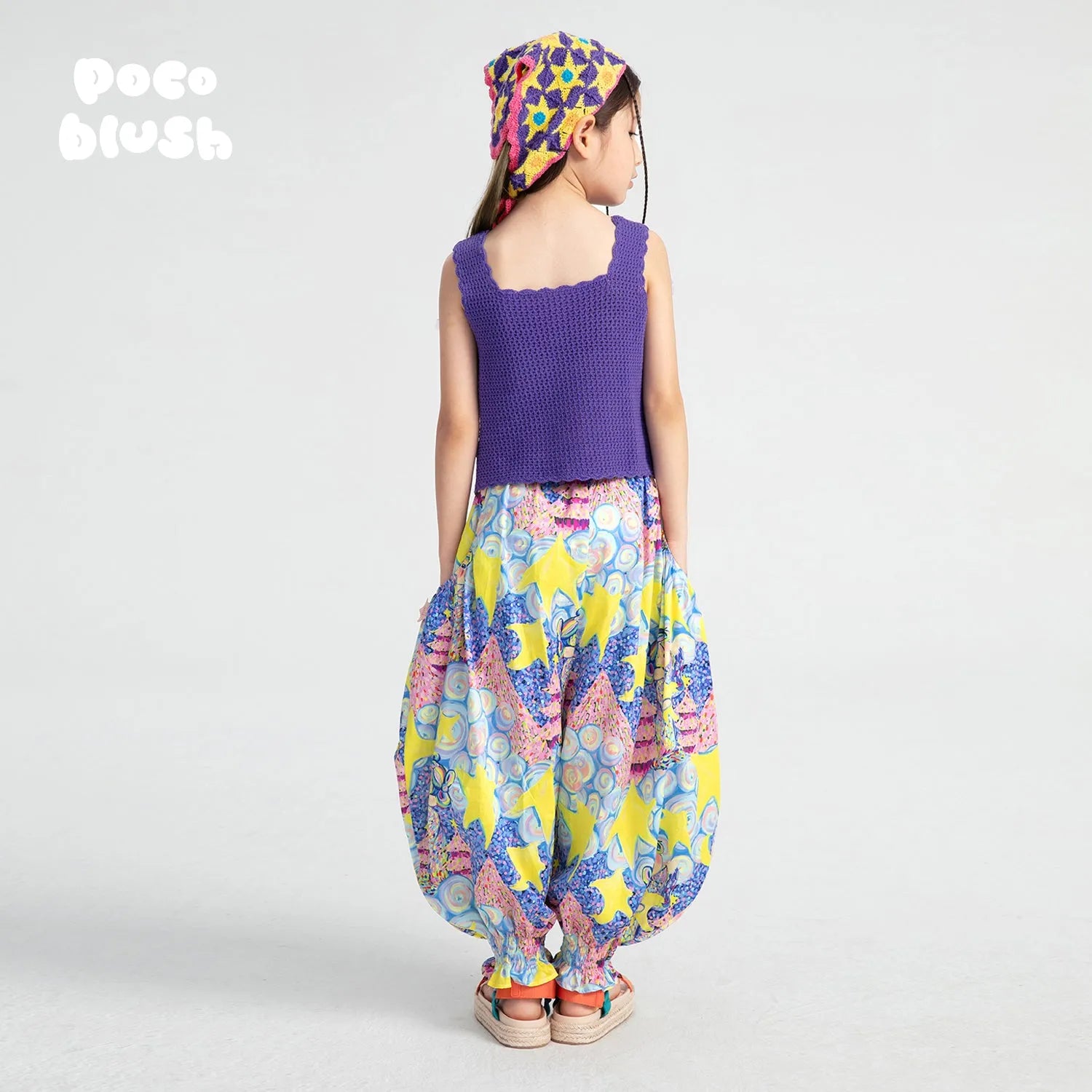 Poco Blush Moon Temple Graphic Pants