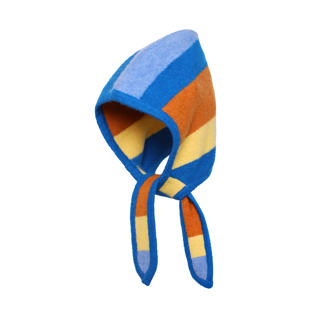 Poco Blush Baguette Dog Stripe Sweater Set with Hat