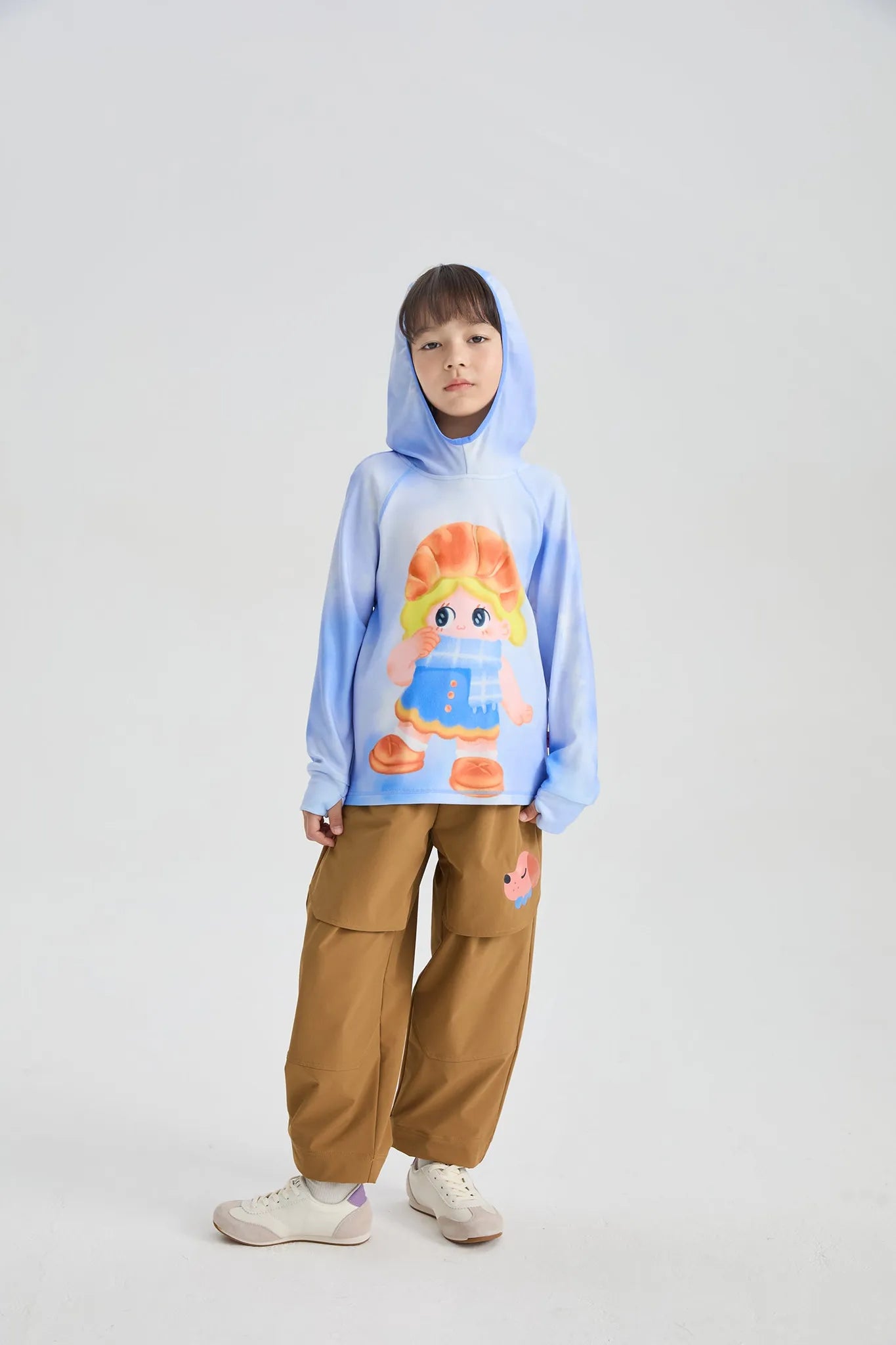Poco Blush Dachshund & Snowman Functional Parachute Pants