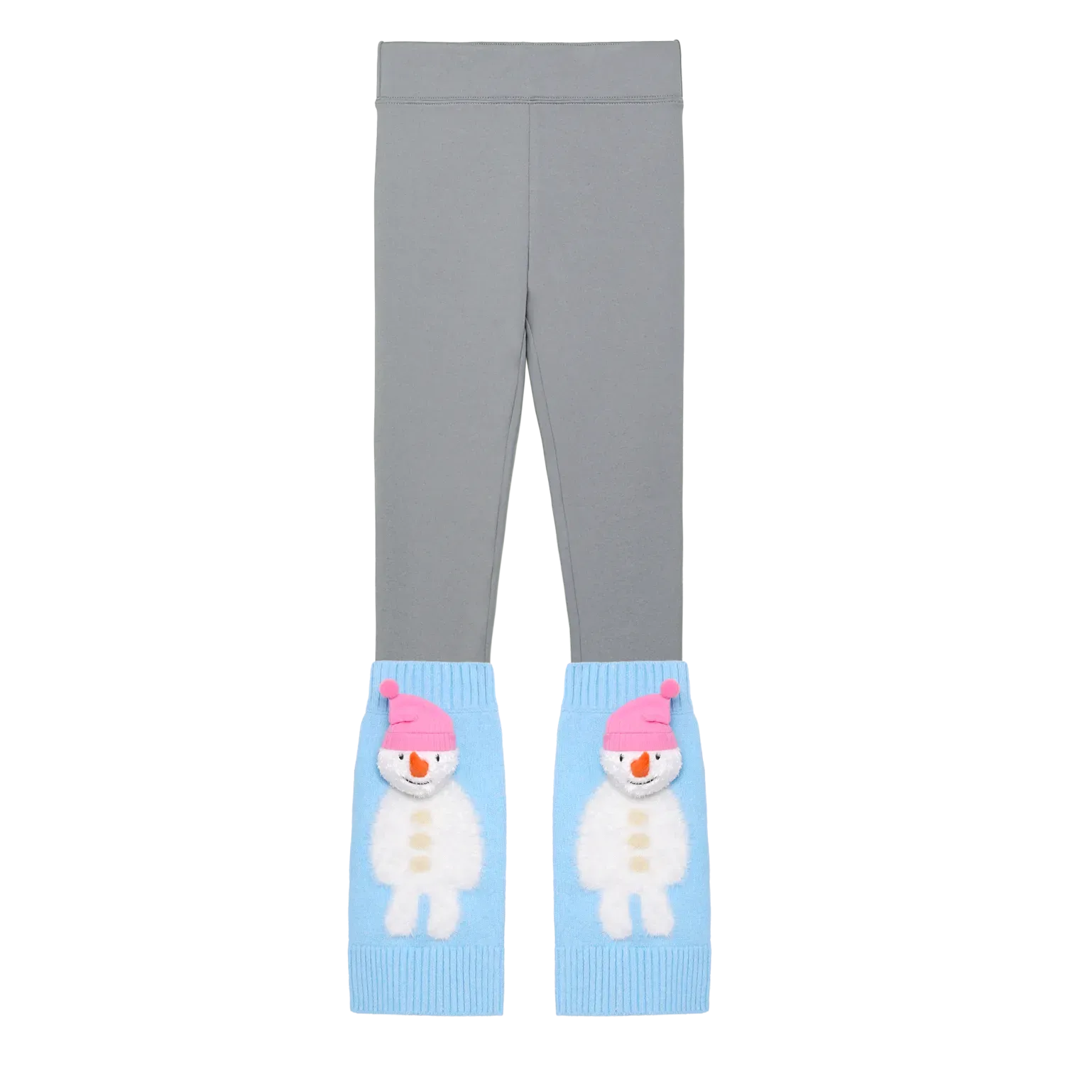 Poco Blush Snow Child Removable Socks Leggings Grey