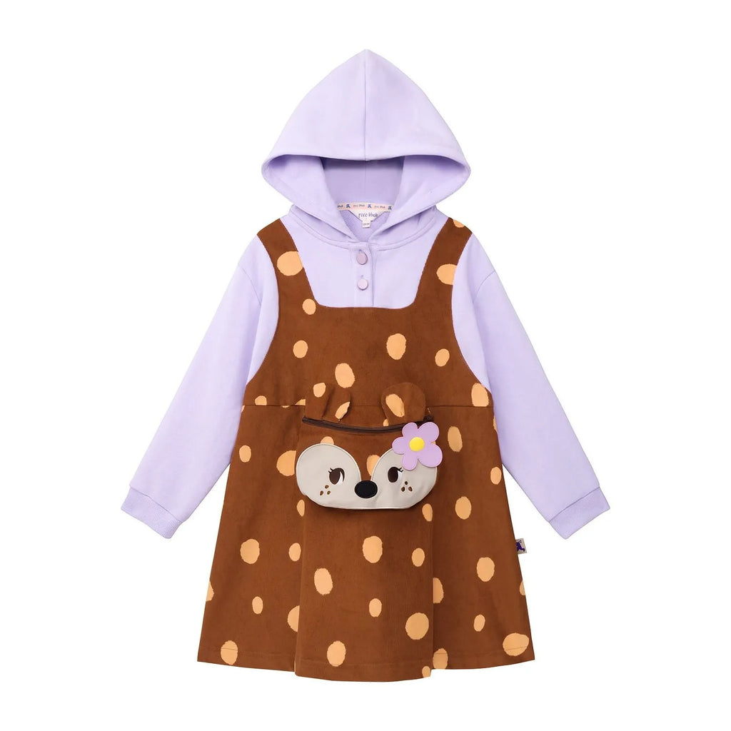 Poco Blush Deer Spot Twirl Dress
