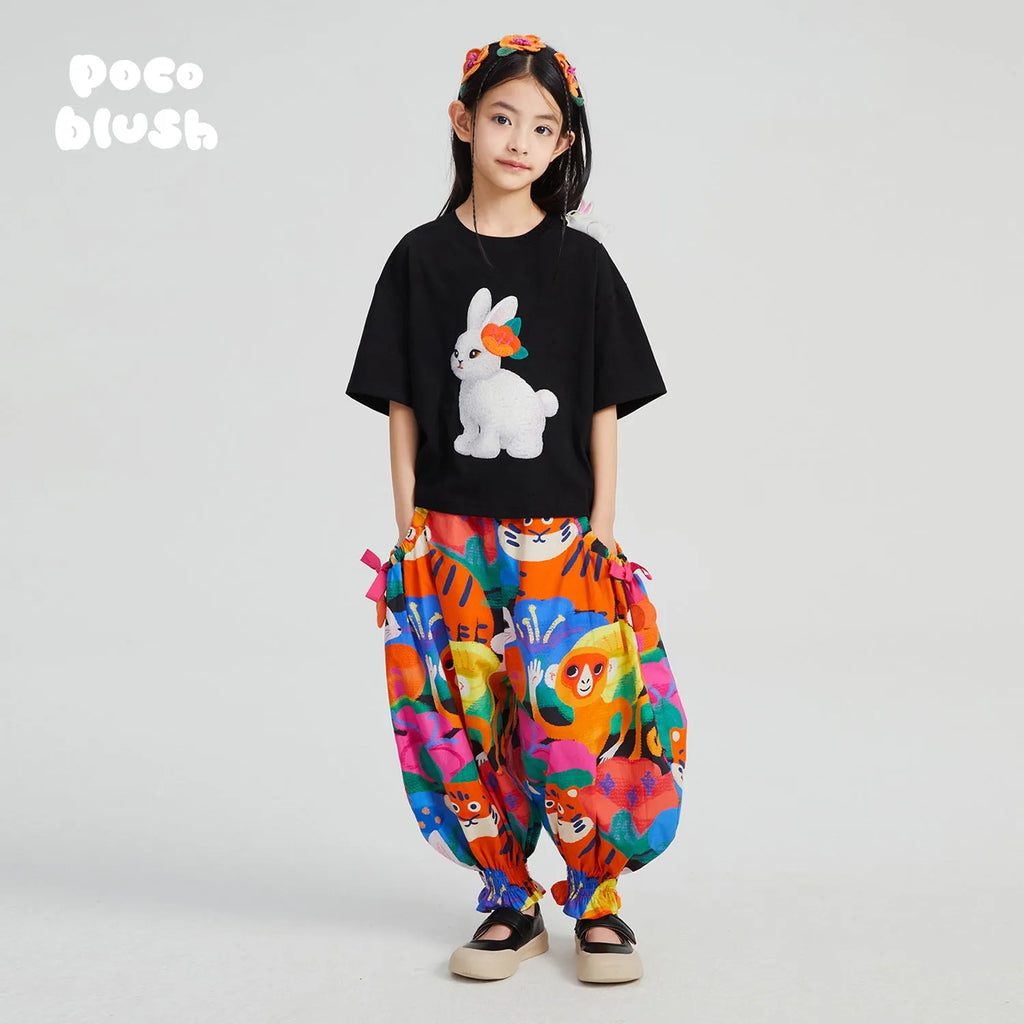 Poco Blush Rabbit Forest Lantern Pants